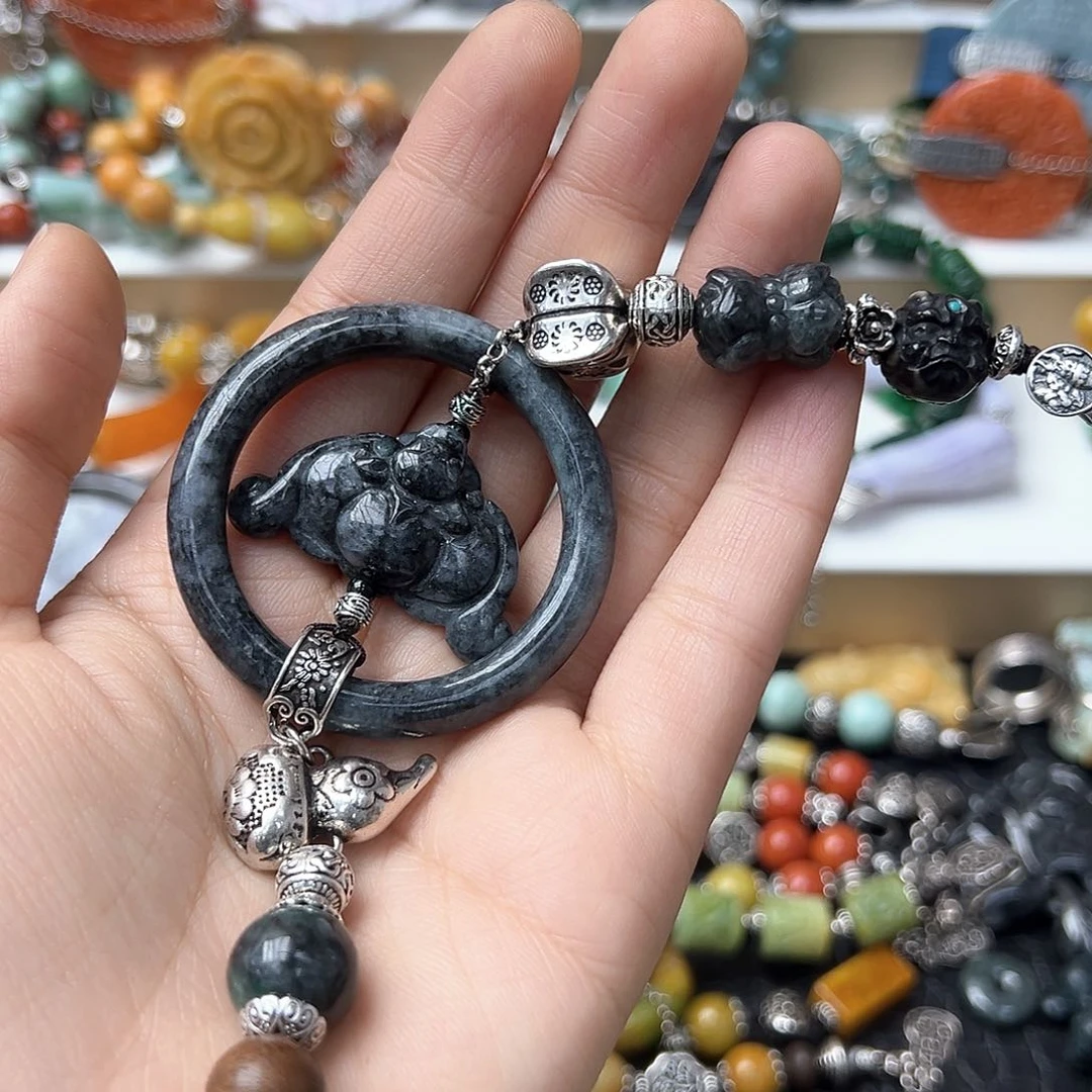 翡翠戒指未镶嵌静***