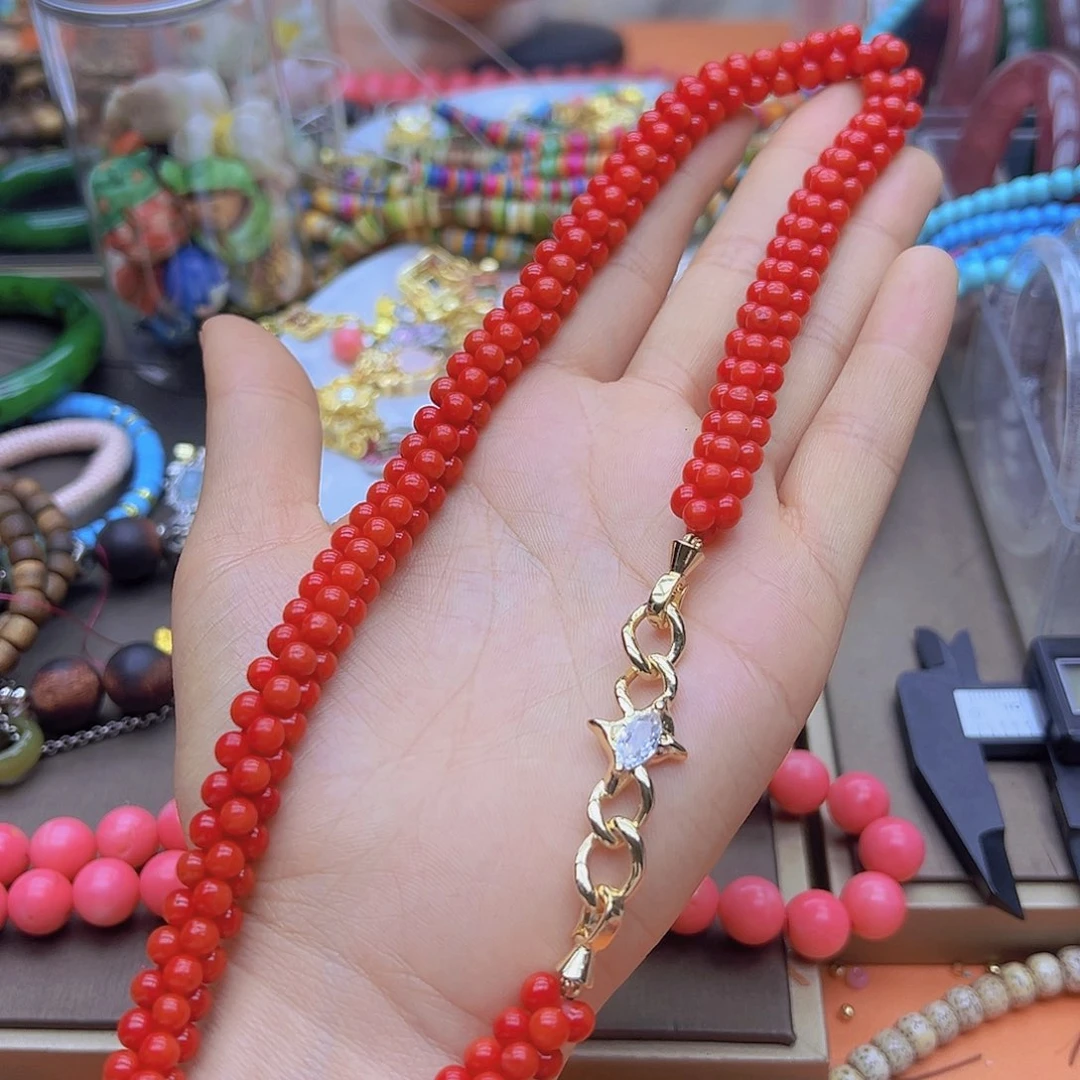 绿水晶手链银S925镶嵌