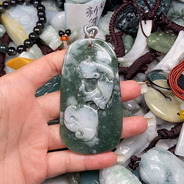 未镶嵌挂件翡翠翡翠