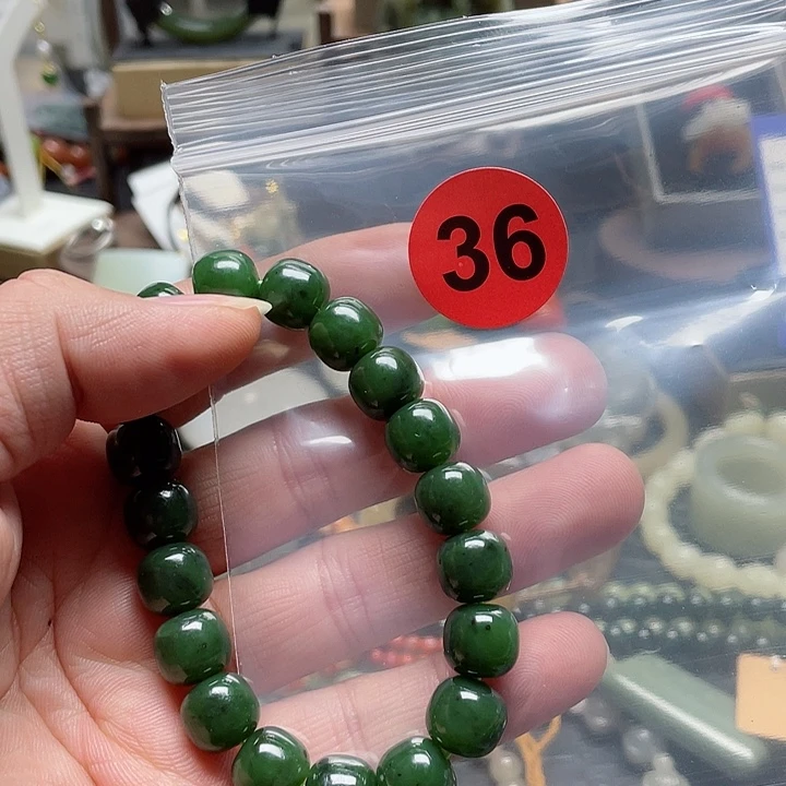 和田玉手串未镶嵌君*