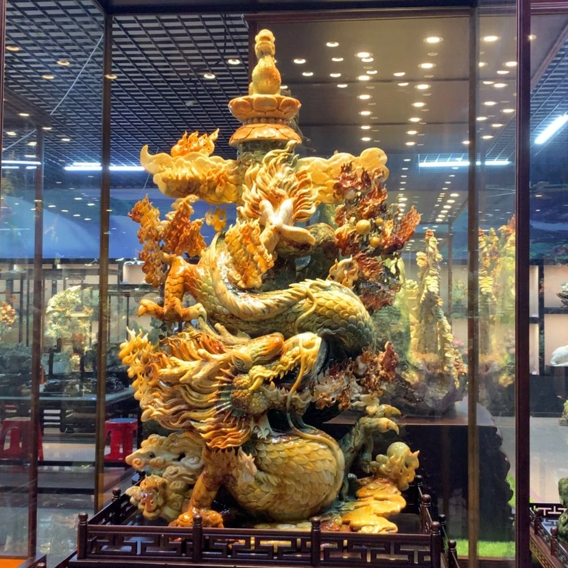 【闪购商品】未镶嵌蛇纹石玉摆件覆膜