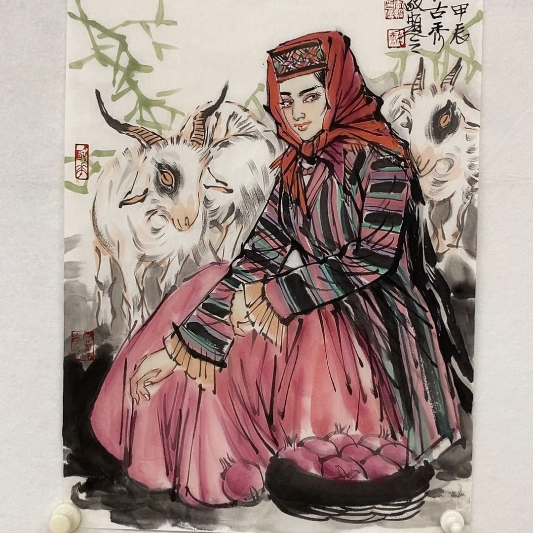 国画李毅花鸟作品
