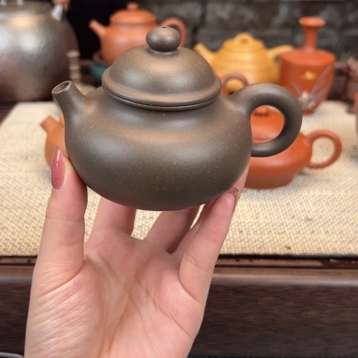 茶壶紫砂天青泥容天150cc
