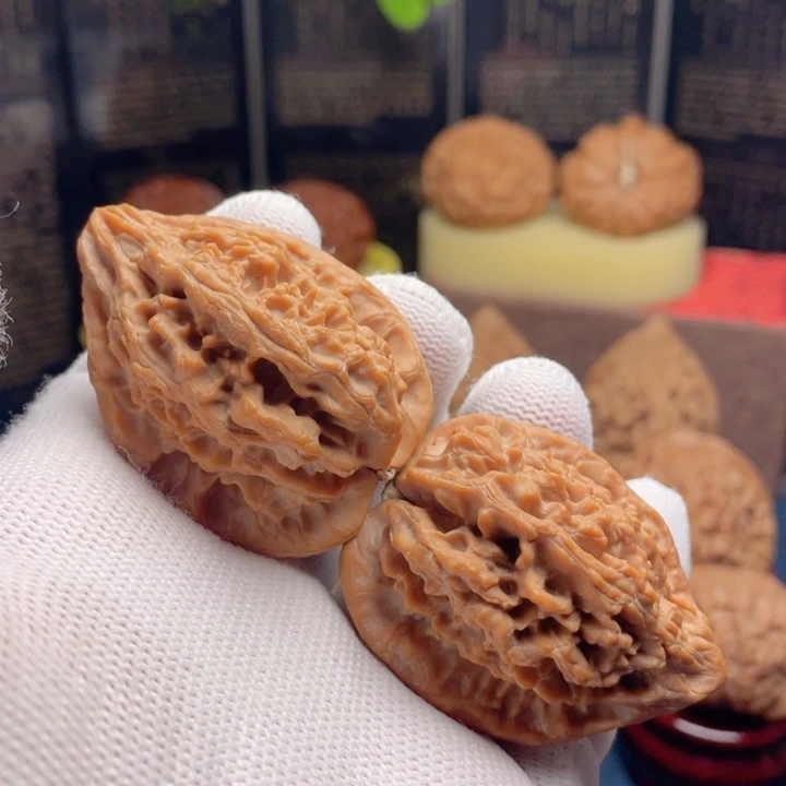 吊坠文玩核桃36正版十三陵鸡心