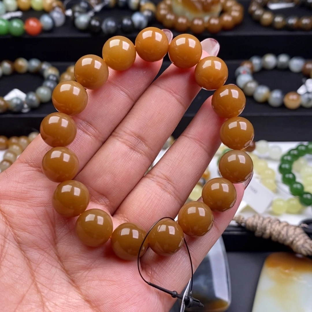 和田玉未镶嵌手链