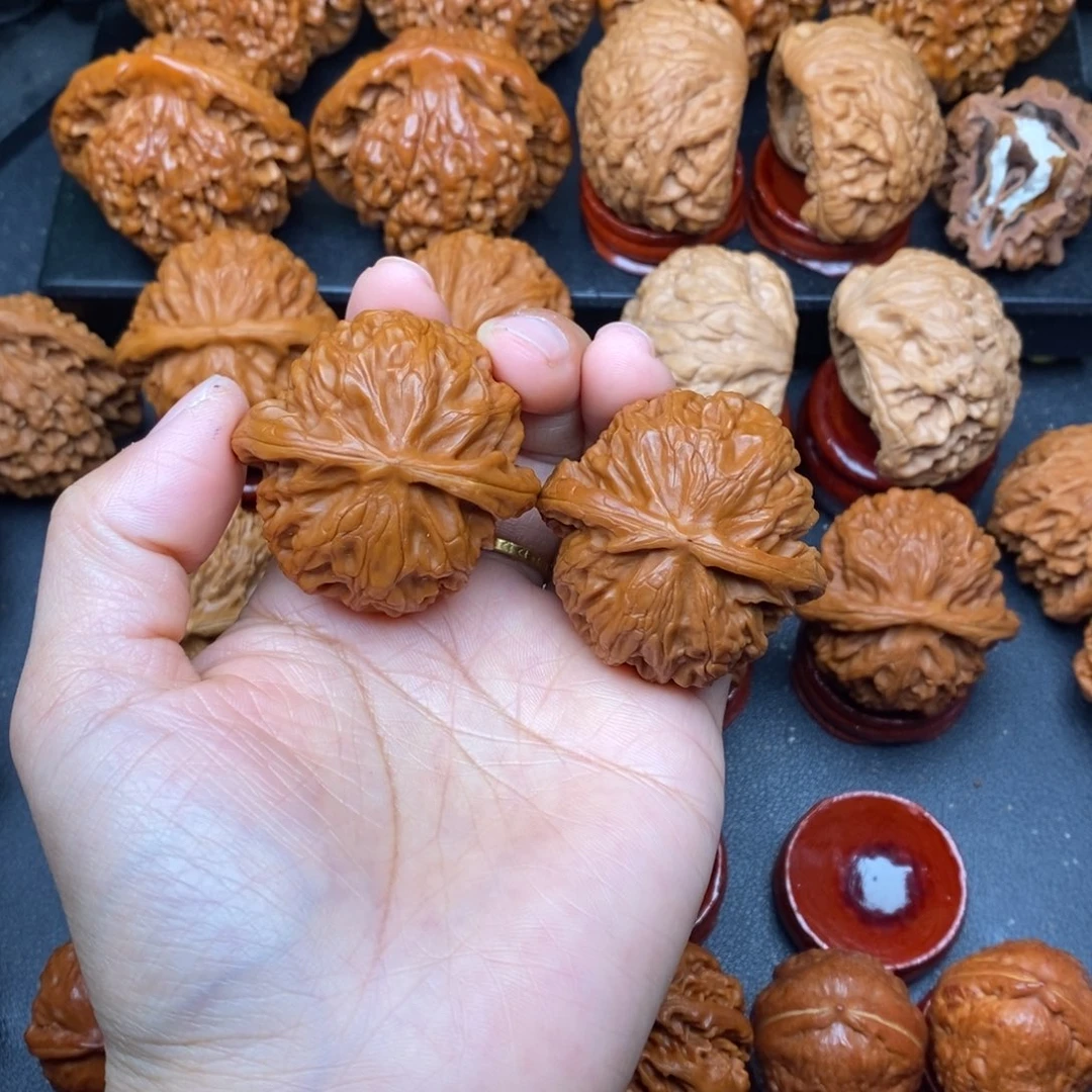 文玩核桃把件42宫灯