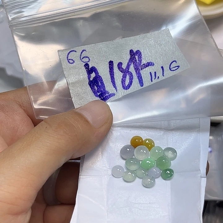 鱼***鱼定制翡翠未镶嵌不