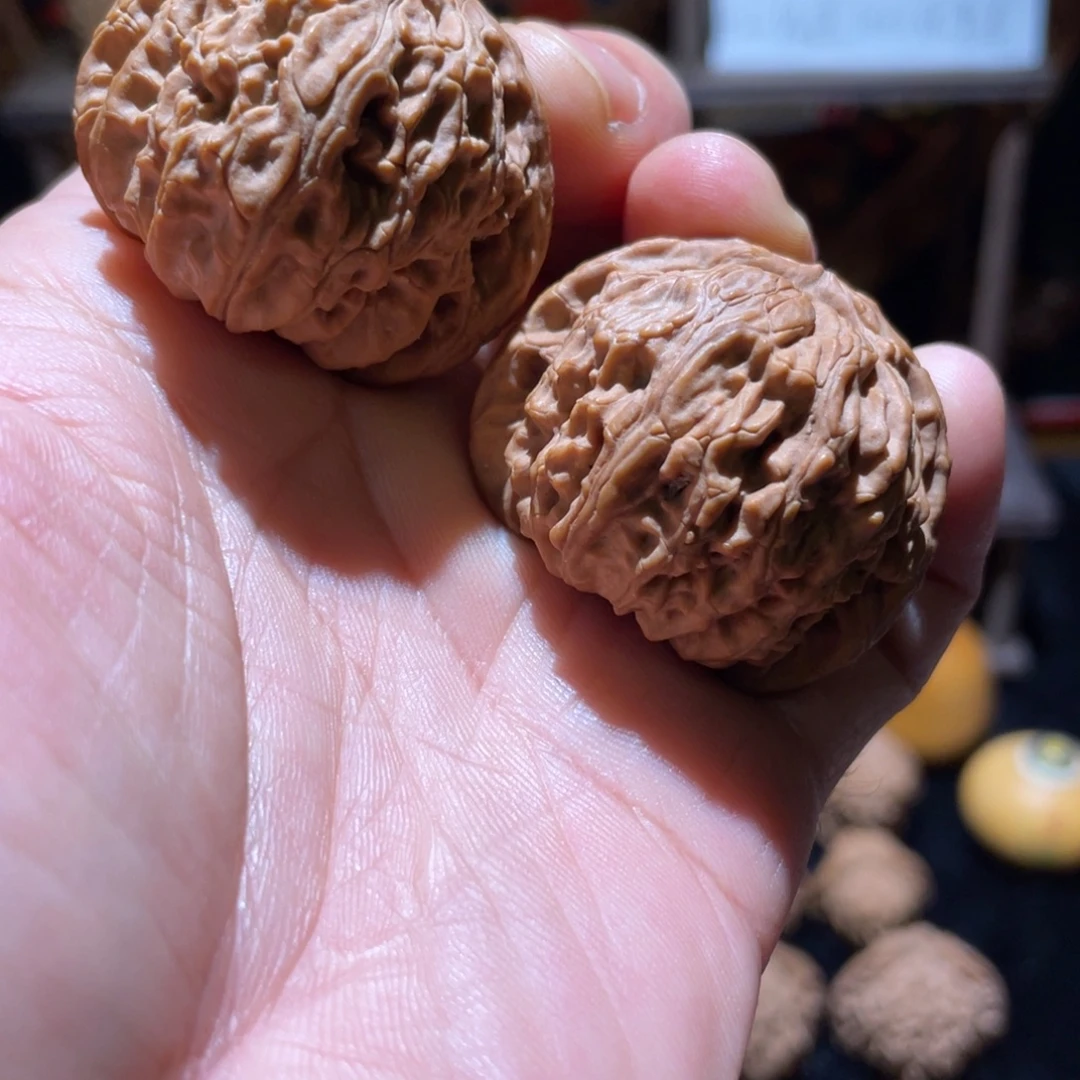 把件文玩核桃39白狮子