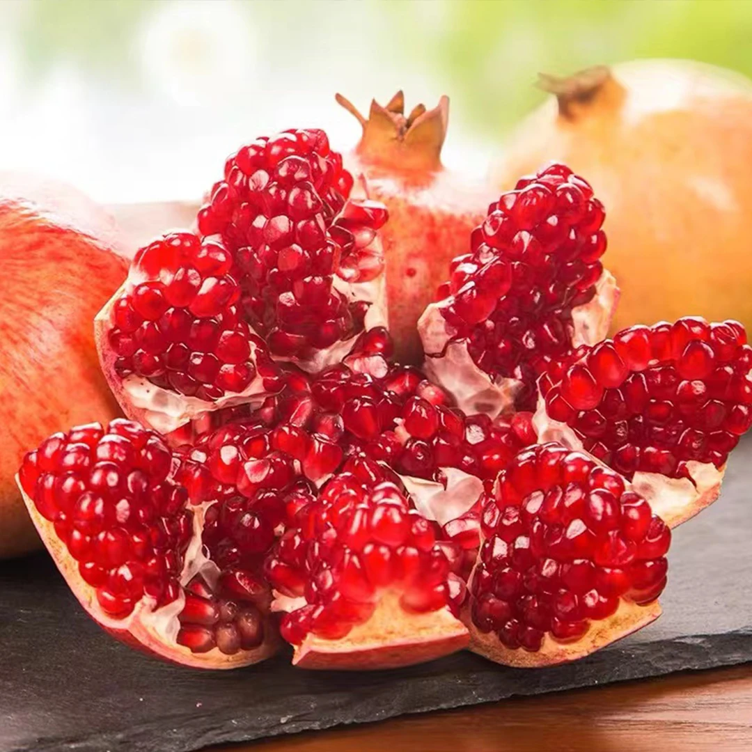 四川软籽石榴大果正宗会理石榴突尼斯大石榴现摘爆汁新鲜水果包邮