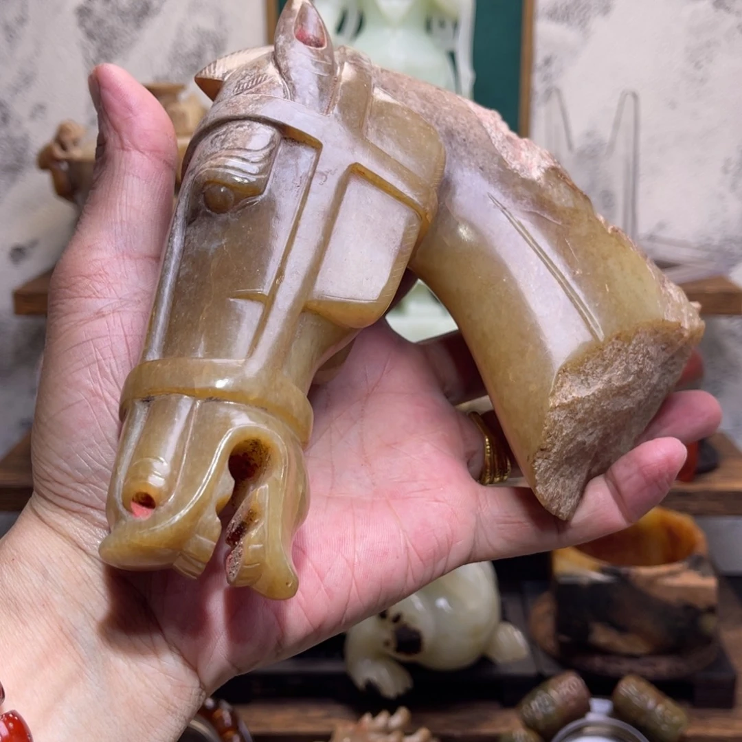 风***淡和田玉未镶嵌把件