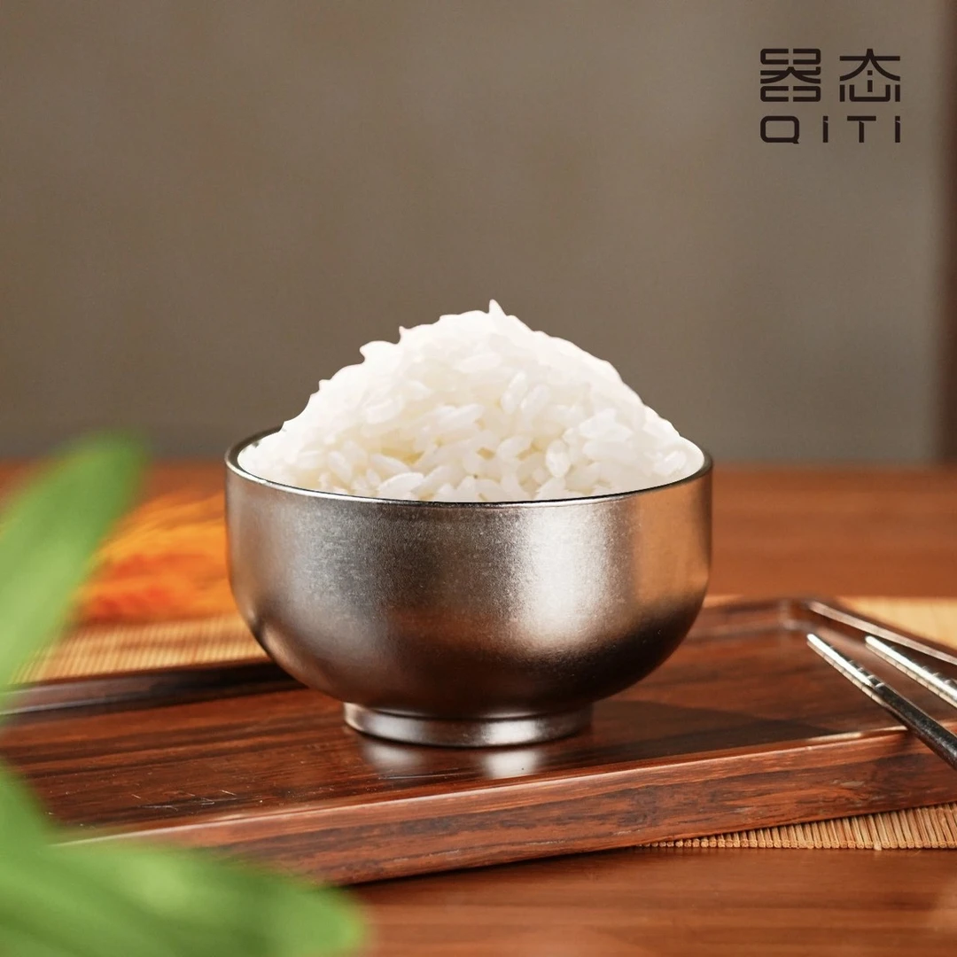 器态 纯钛双层饭碗家用餐碗餐具隔热防烫大碗防摔轻便耐用