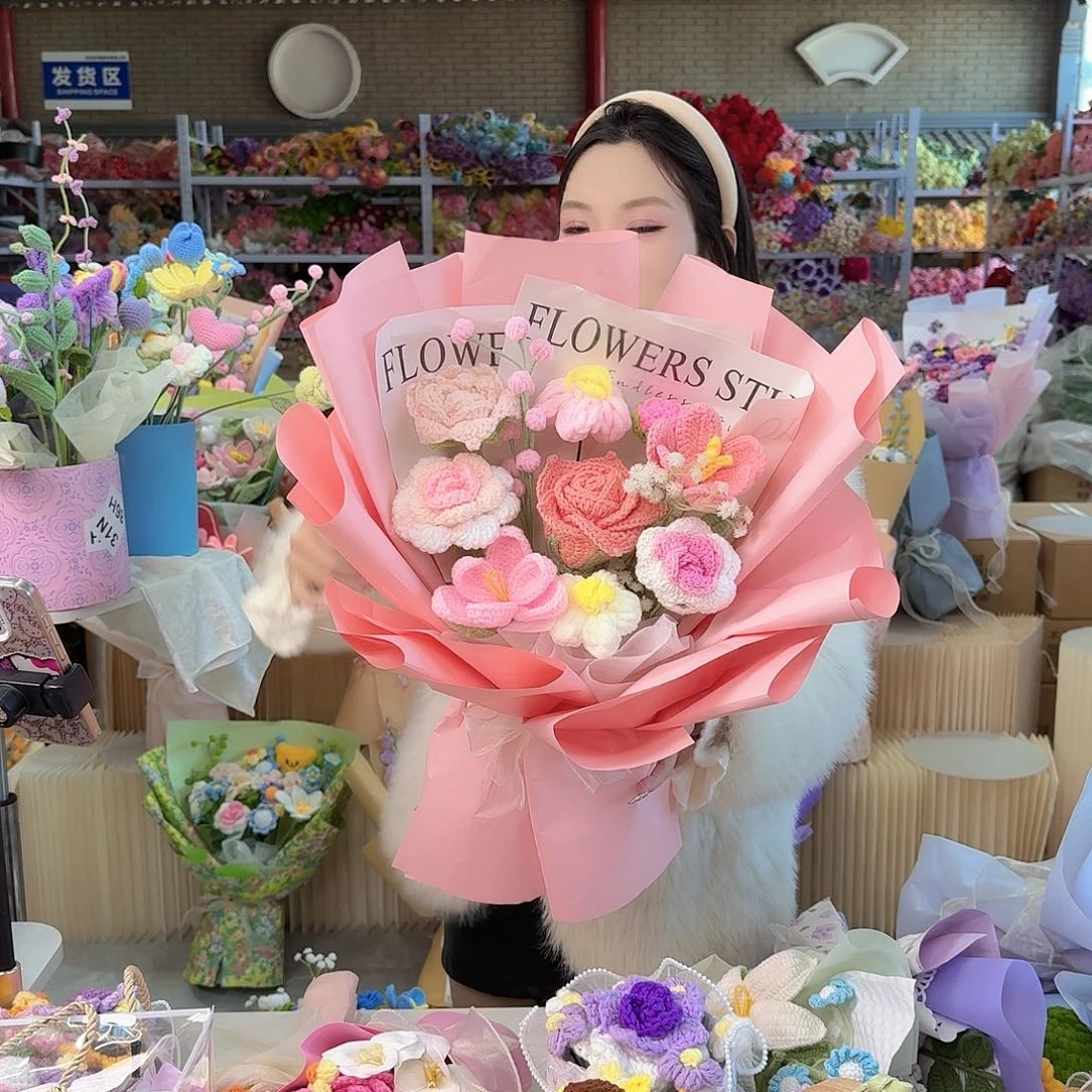 非遗手工花束，孤品清仓