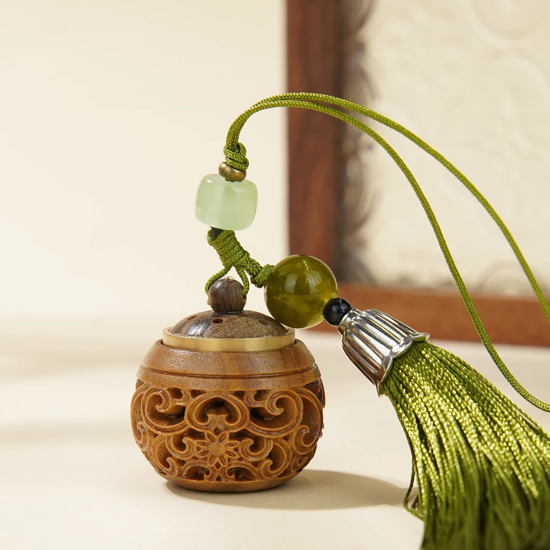 非金属木质吊坠 【甄选】时尚饰品香囊小吊坠/PT00011