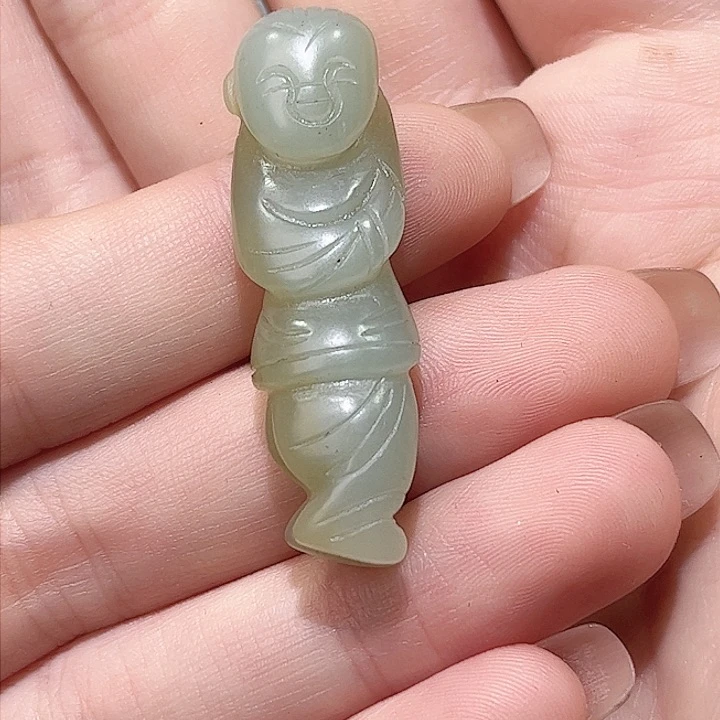 和田玉颈饰未镶嵌吊坠