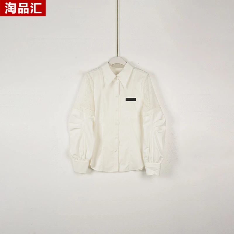 【Y专柜捡漏】深圳高端时尚女装KBC-百搭通勤衬衣2446-白色正码