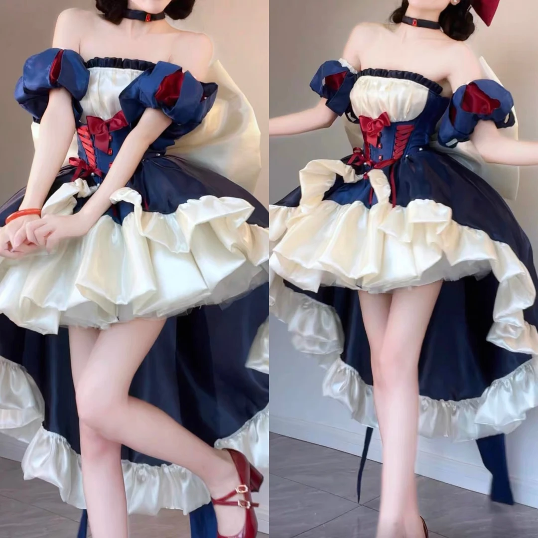 高定如心白雪甜梦公主蓬蓬裙复古洋装公主裙