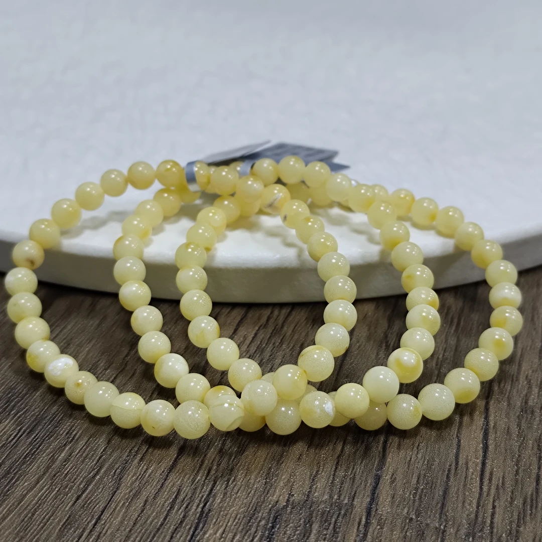 【书记甄选】原创蜜蜡单圈手链 约5mm多样性发一件 2387BB