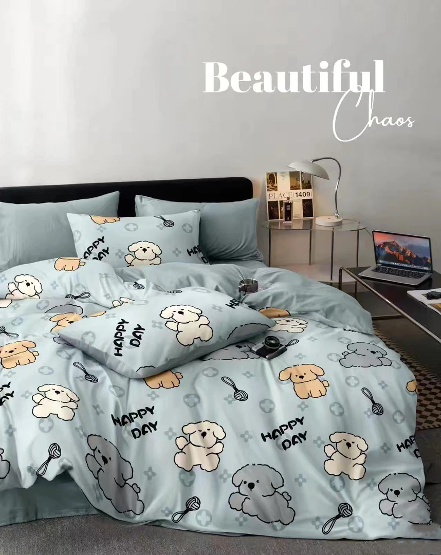 双人床单-【旺仔乐园】尺寸2*2.4米秋冬新款加厚牛奶绒床单