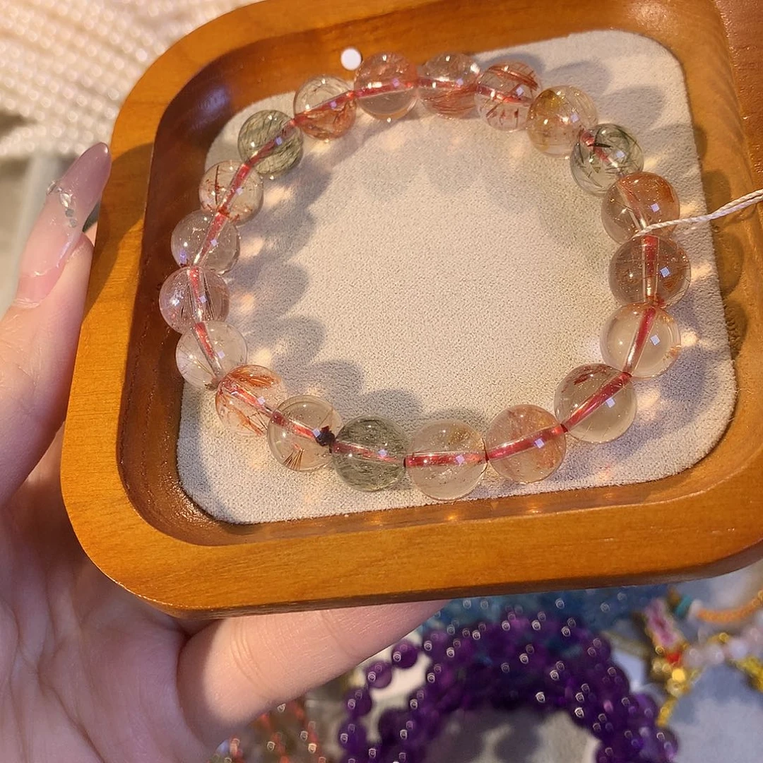 查罗石手串合金彩晶手串