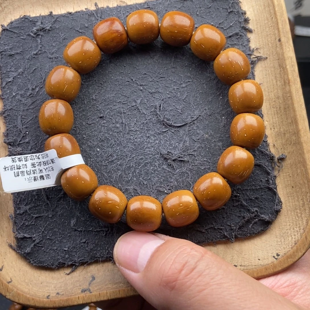 紫金鼠手串12+mm天花板黄金甲