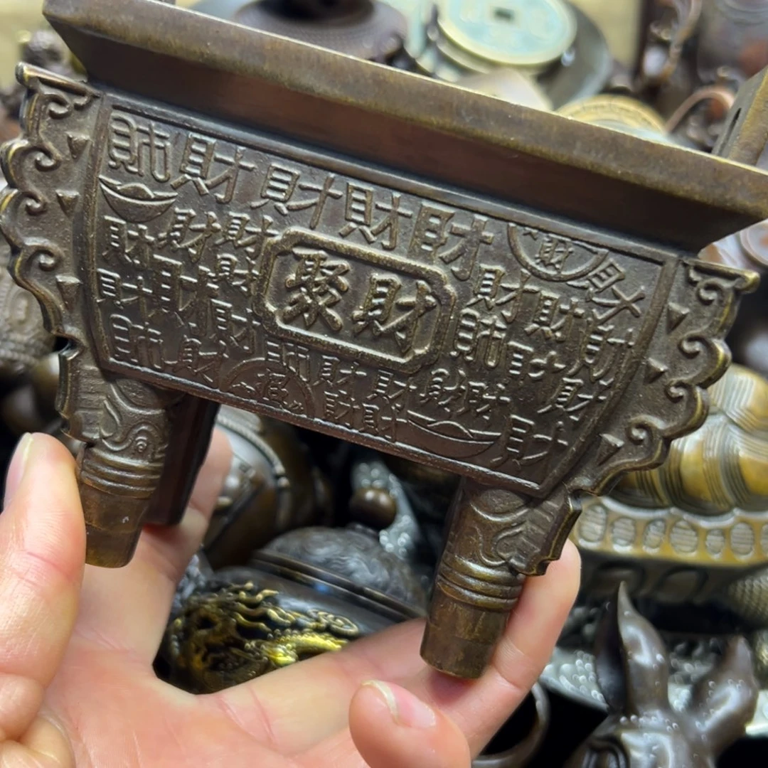 铜摆件欢迎欢迎你