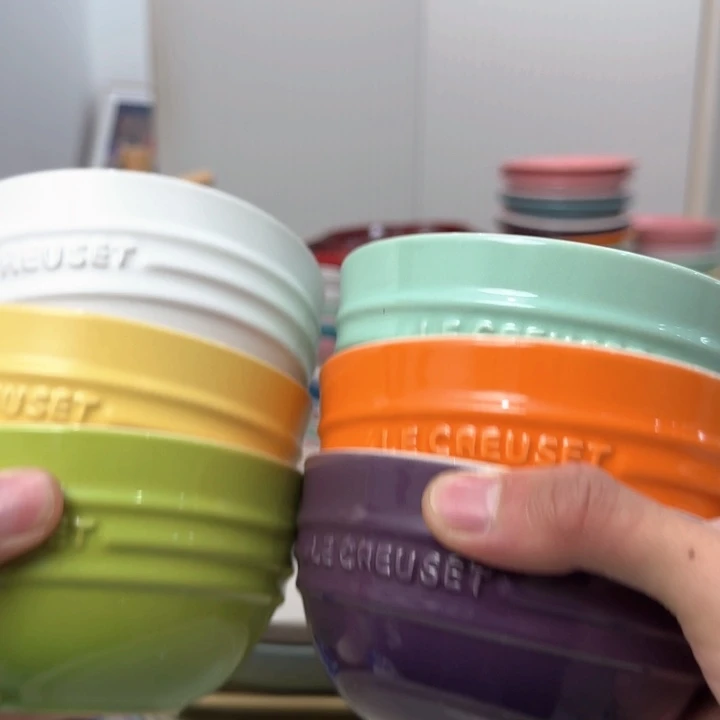 瓷片微瑕6个个米饭碗350毫升