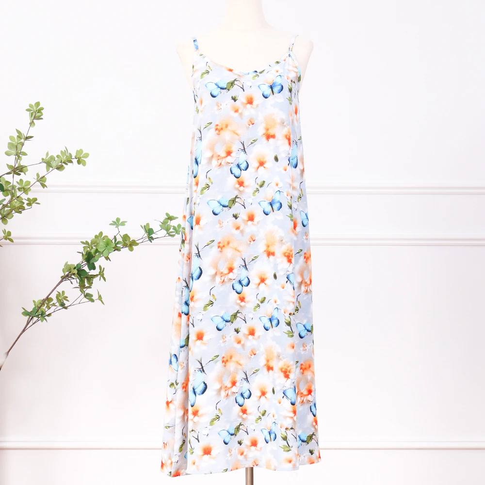 【屿恬】法式高级感气质修身显瘦夏季无袖吊带连衣裙