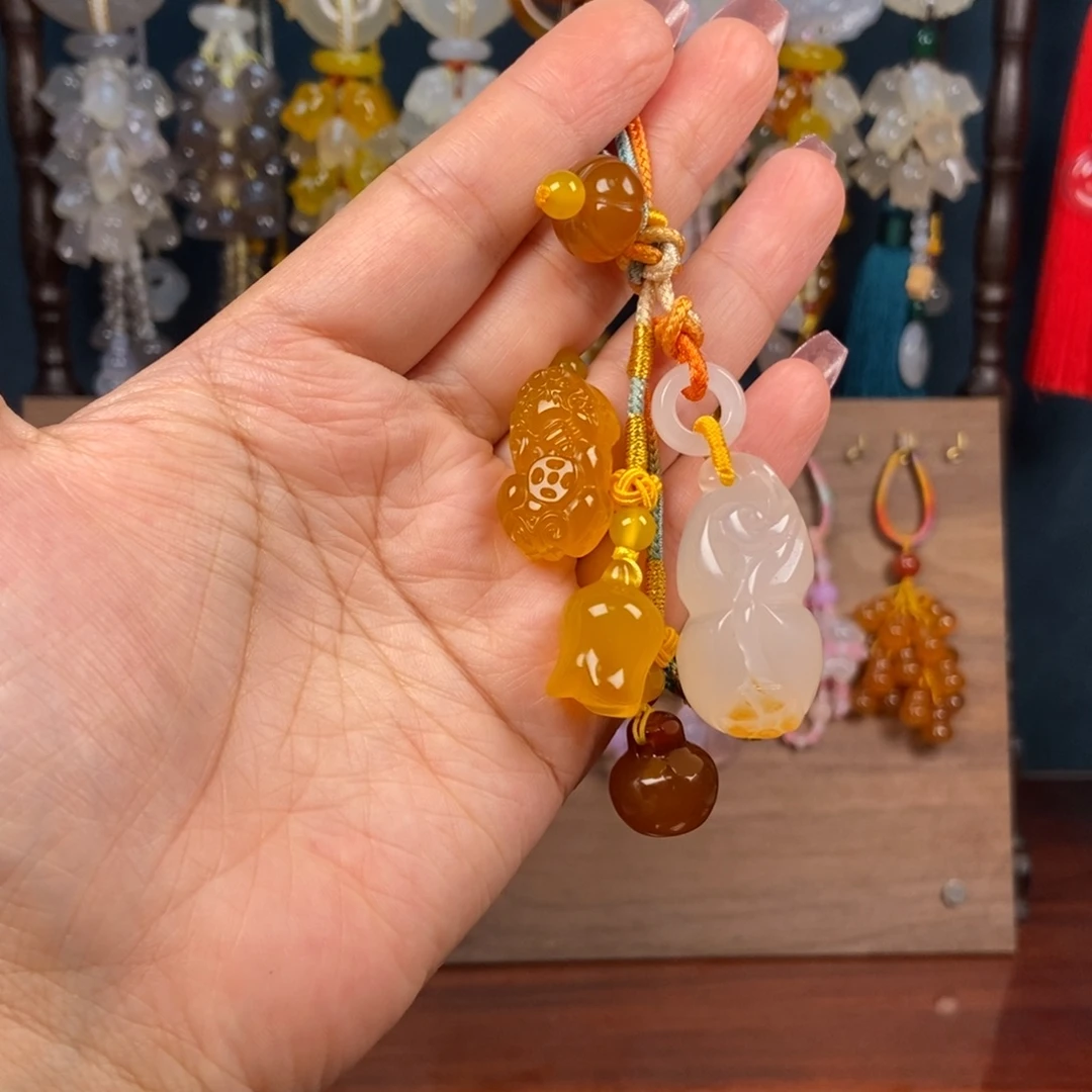 新品福禄同行钥匙扣