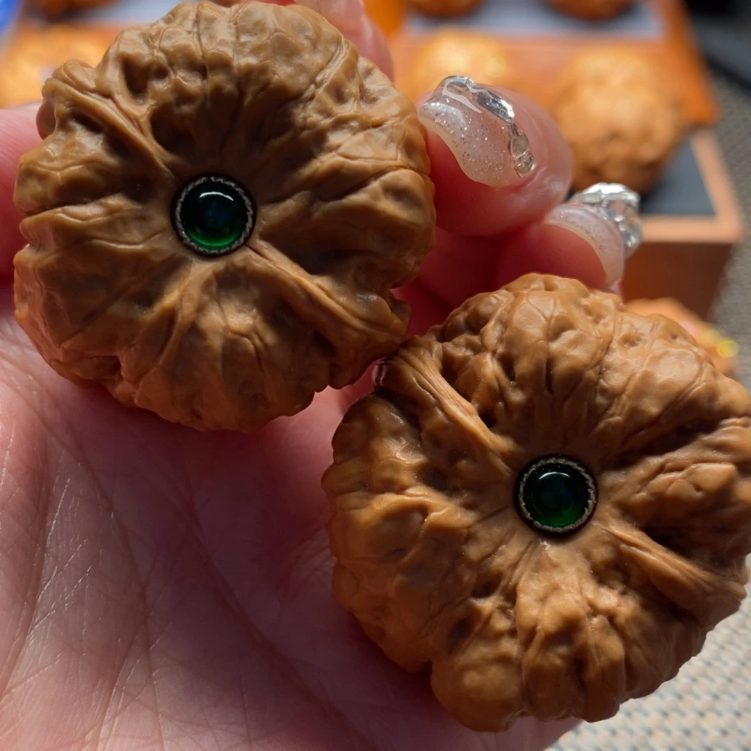 文玩核桃把件38尺寸蛤蟆头