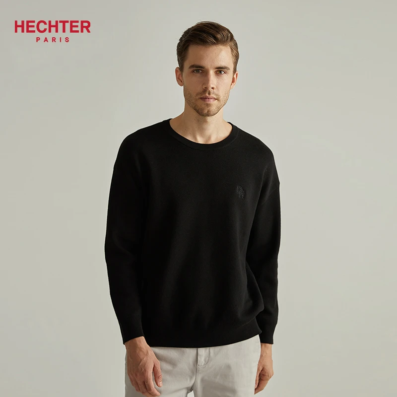 Daniel Hechter/丹尼爱特卫衣春秋针织套头保暖圆领上衣TN41815