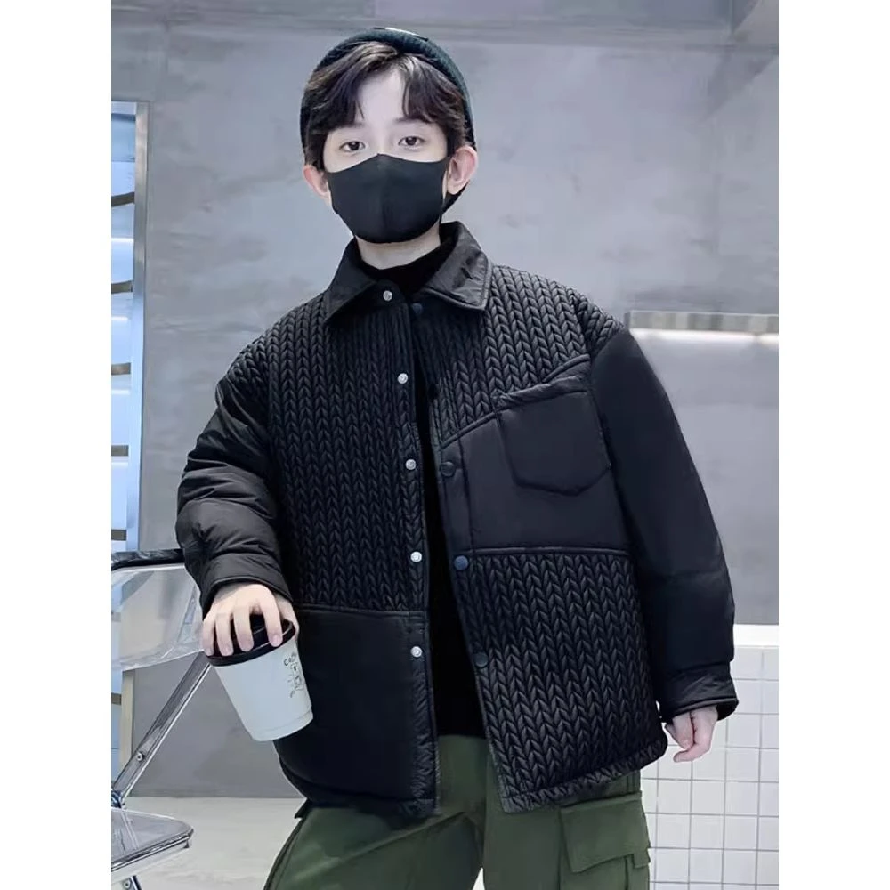 巴拉巴拉云朵儿童装男童羽绒服冬季2025冬装加厚大童秋冬款男孩轻