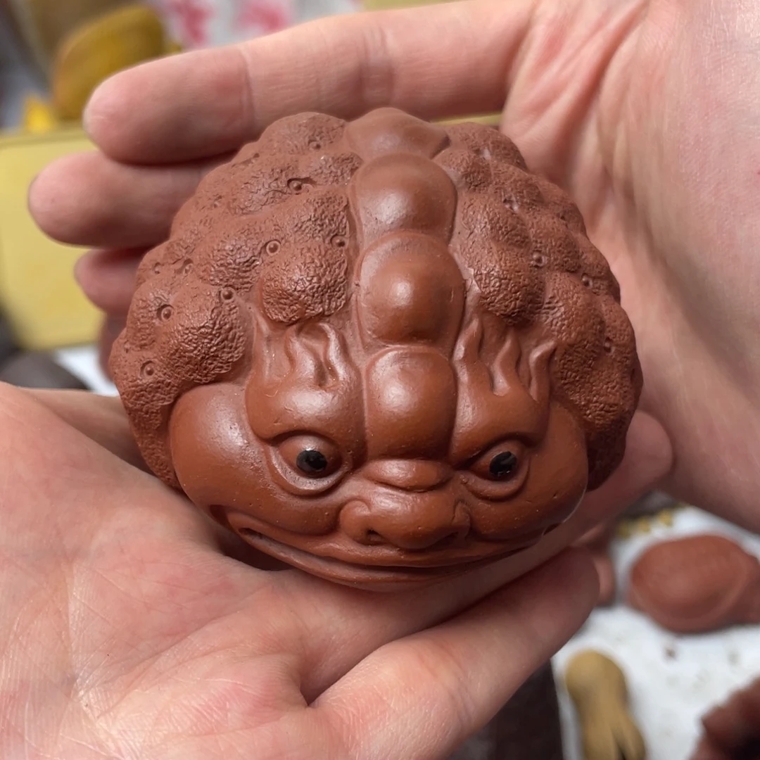 紫砂茶宠紫砂瑕疵