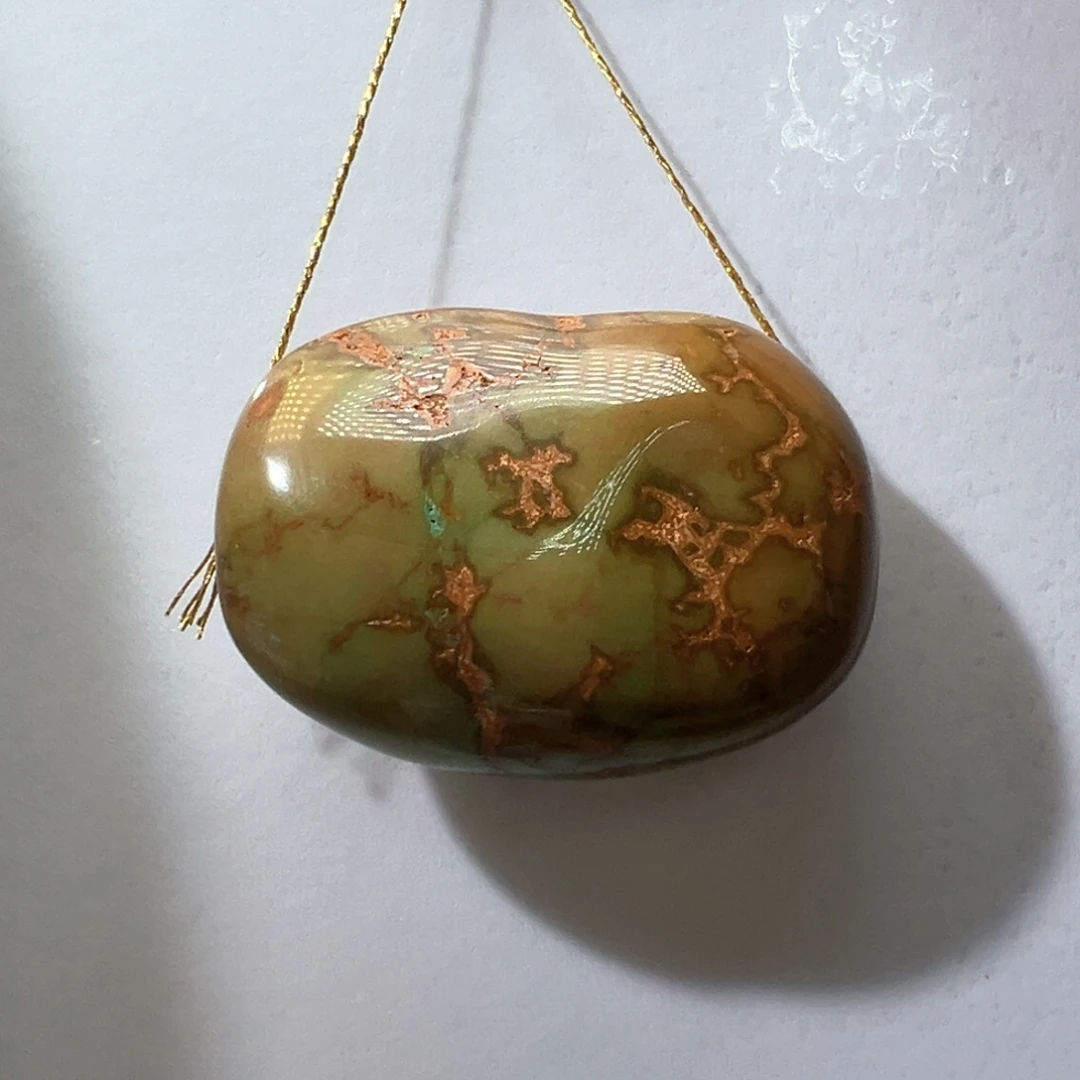 绿松石未镶嵌挂件