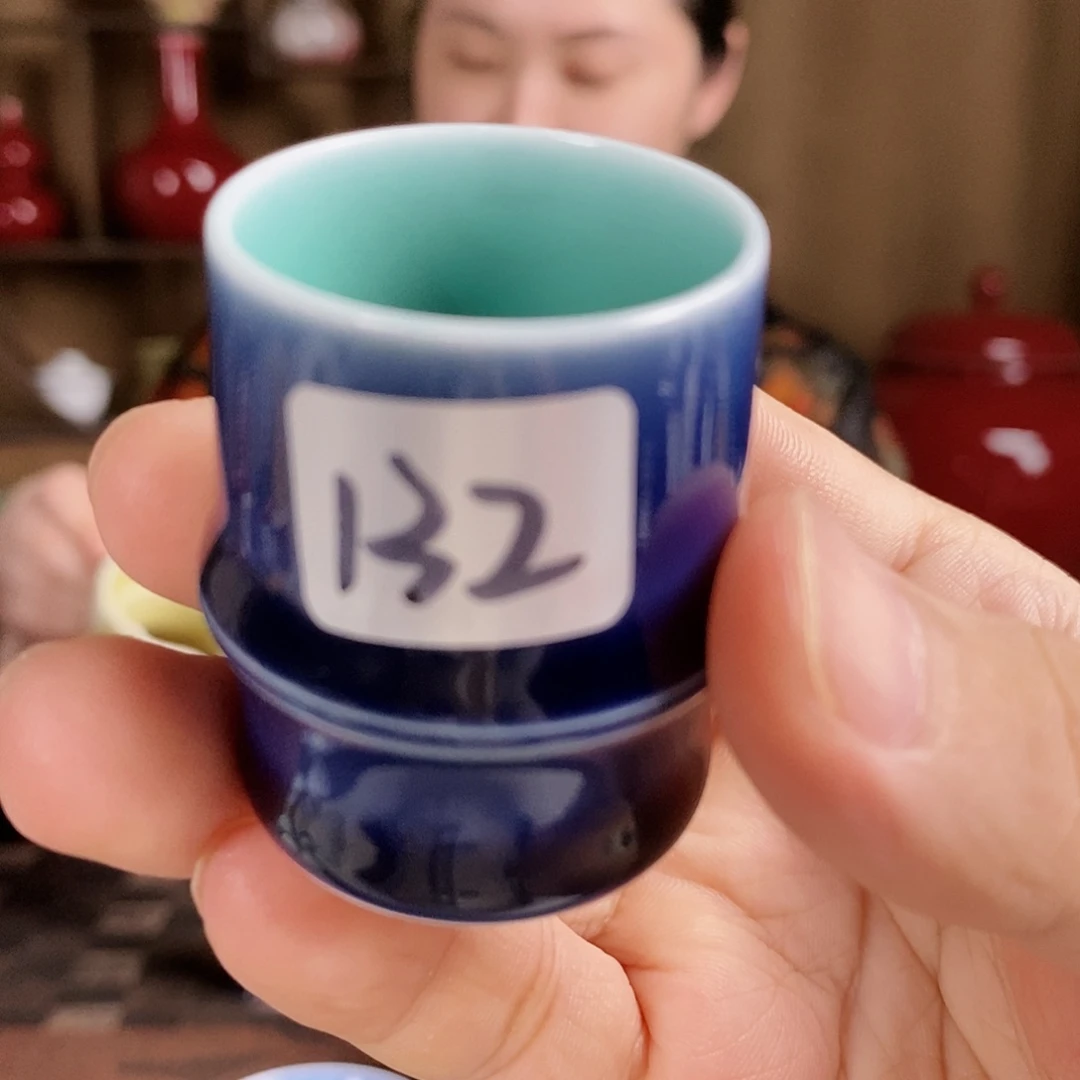 132号福利兰陵翠手工矮竹节杯想*称