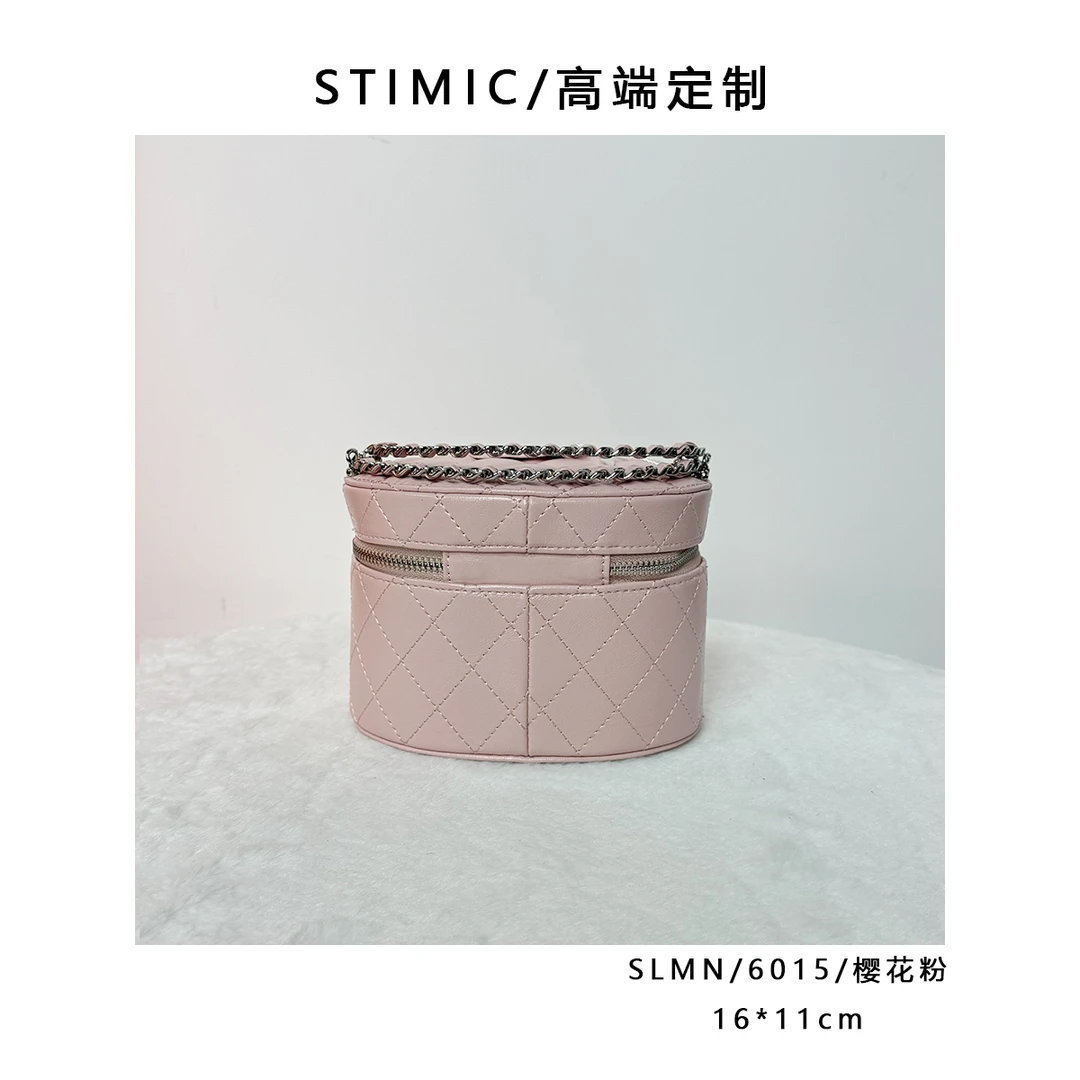 SLMN/6015/樱花粉paiyuge高端订制轻奢女士手提单肩斜挎包6015