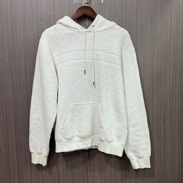 99新 DIOR/迪奥 99新Dior迪奥满印毛巾帽衫尺码：L