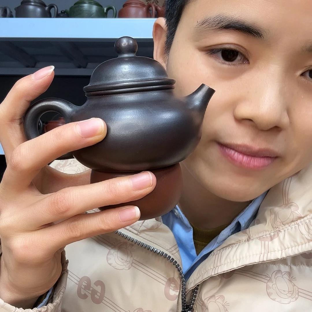 紫砂茶壶民间手艺人全手工制作