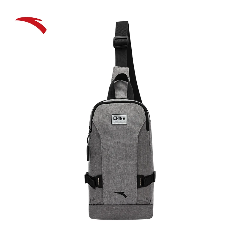 安踏夏季时尚胸包多功能休闲胸包斜挎包户外跑步运动手机包腰包