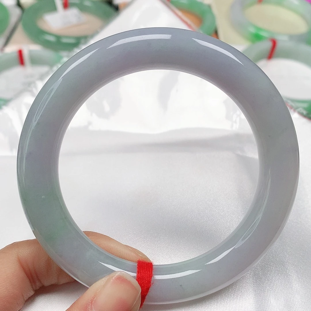 翡翠手镯（圆镯）未镶嵌天然翡翠手镯56