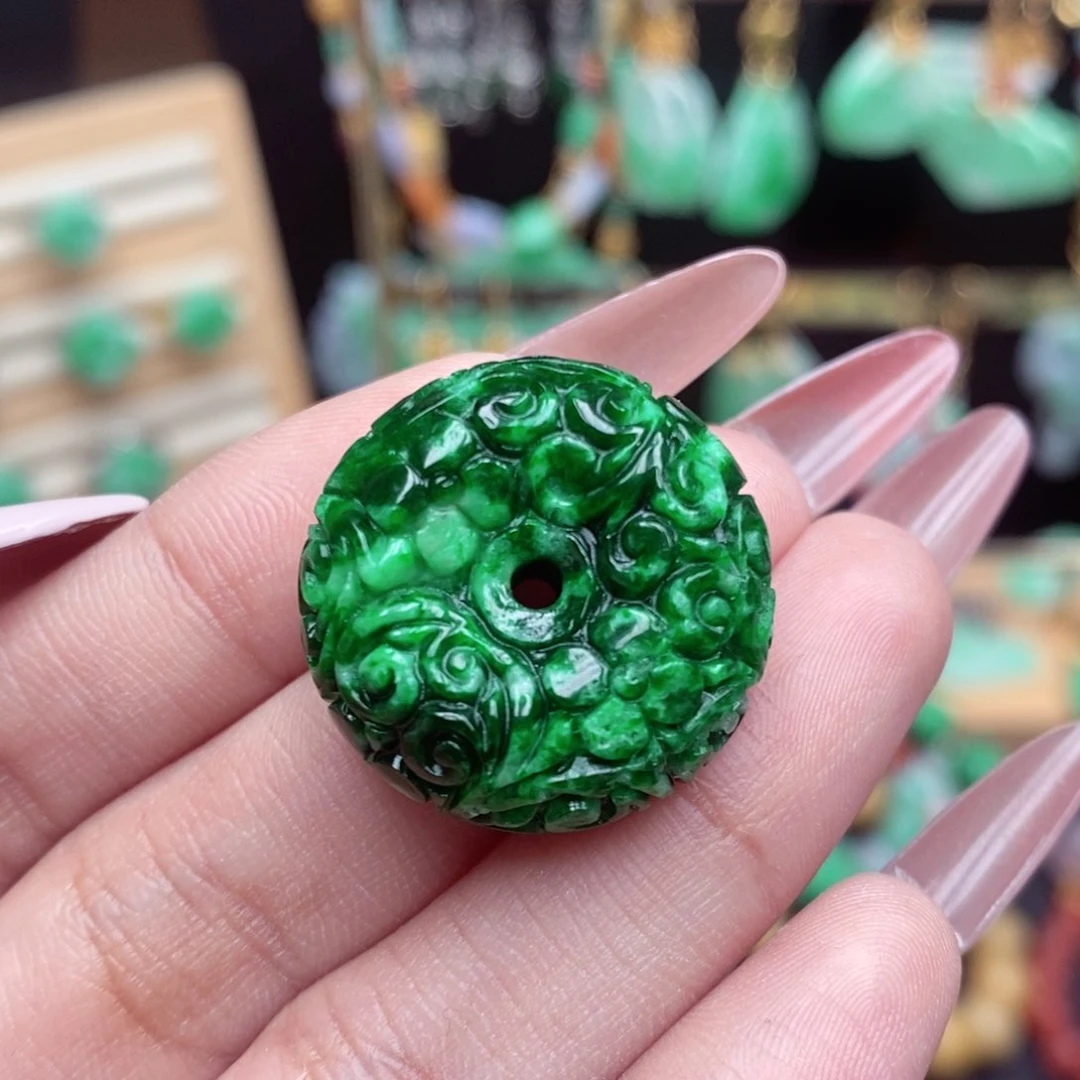 颈饰未镶嵌翡翠翡翠吊坠