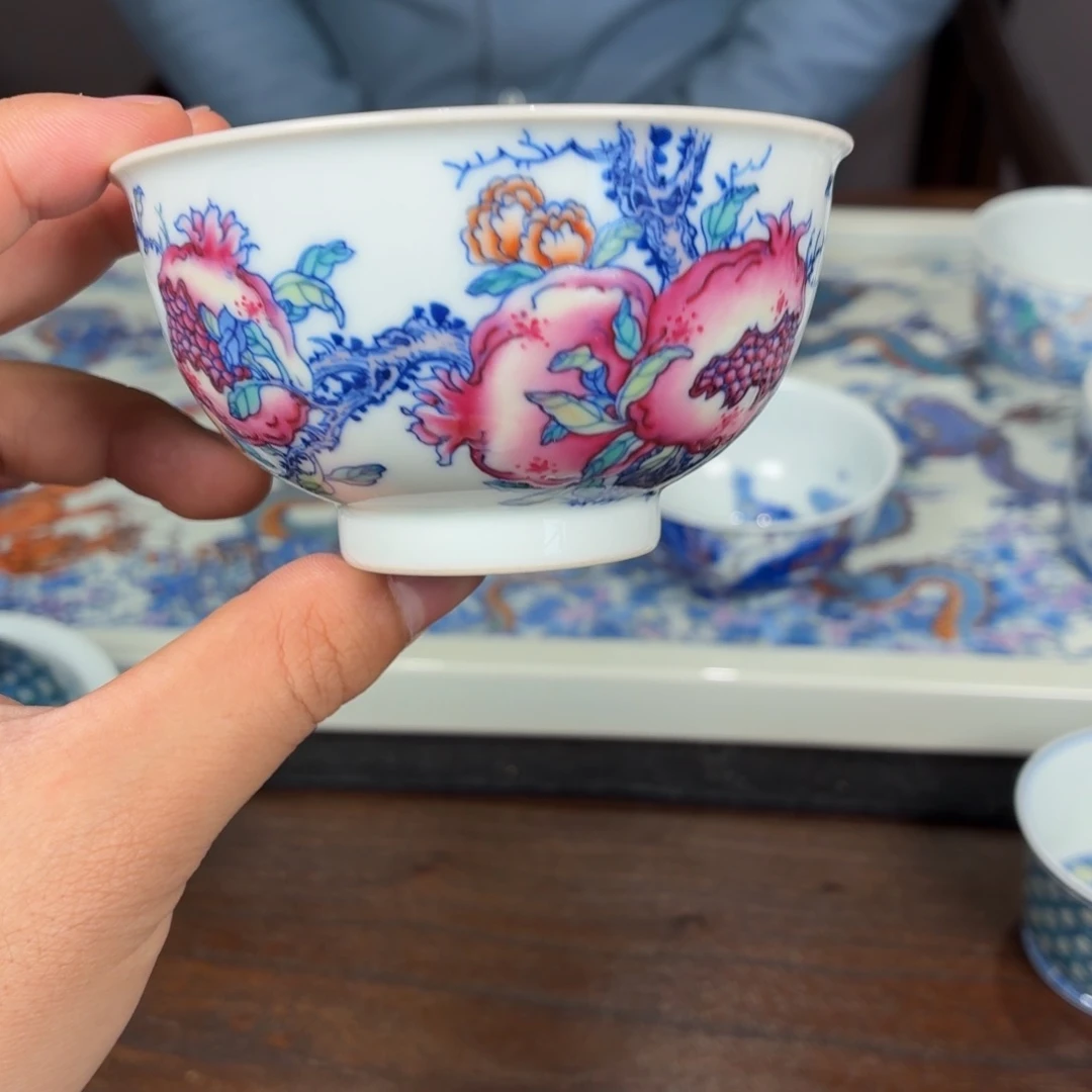 杯子瓷瓷姑娘景德镇陶瓷艺术