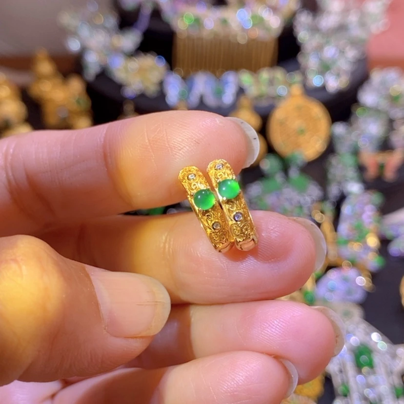 【闪购商品】银S925镶嵌挂件翡翠