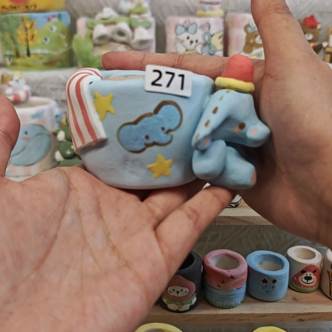 i***i满29.9包邮手工花盆271