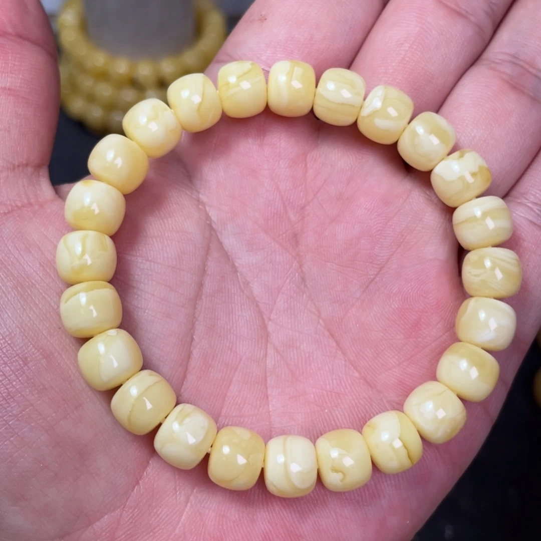 未镶嵌蜜蜡裸石蜜蜡手串9.5mm