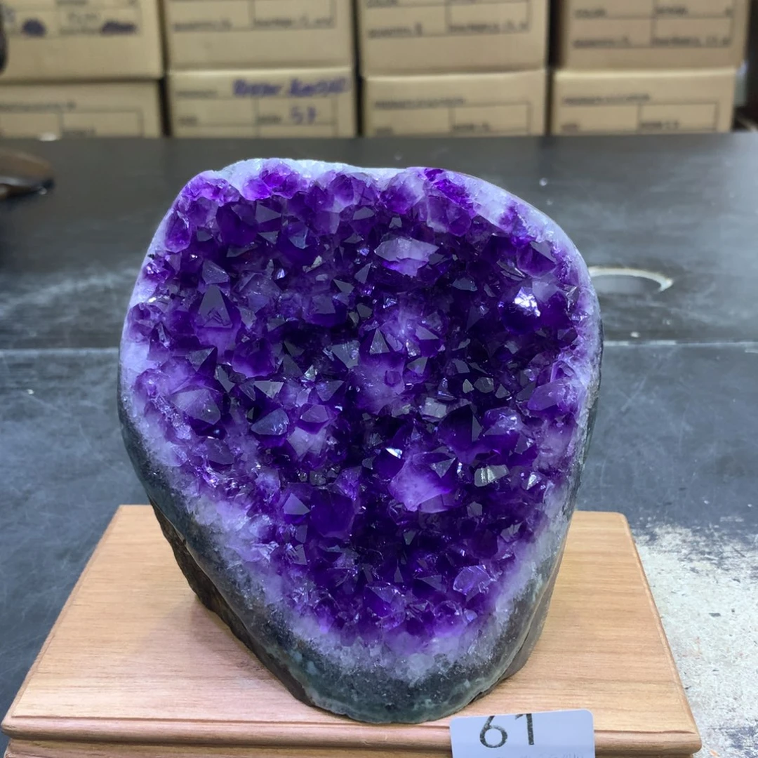 水晶摆件未镶嵌紫晶61
