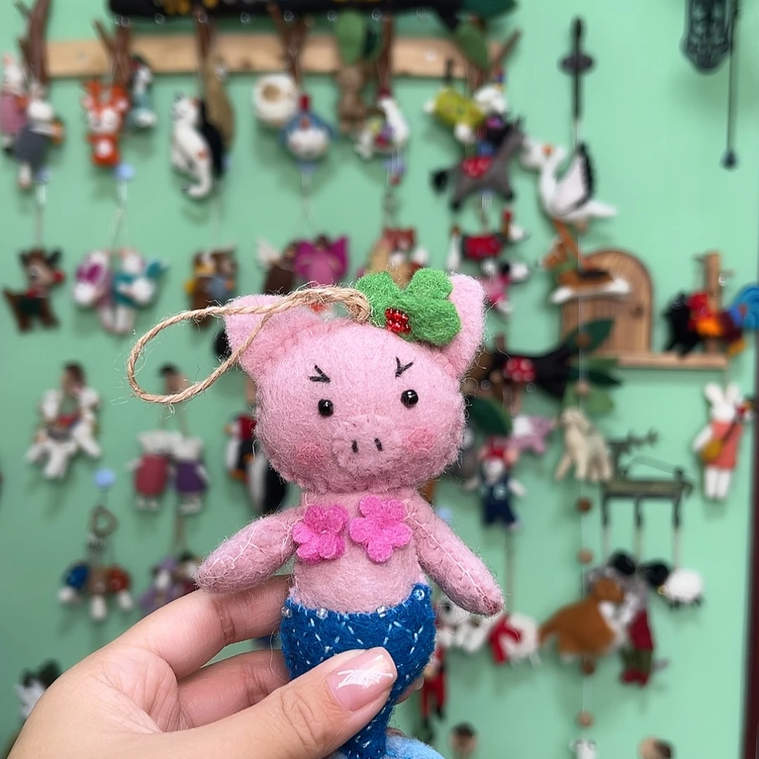 尼泊尔羊毛毡包挂