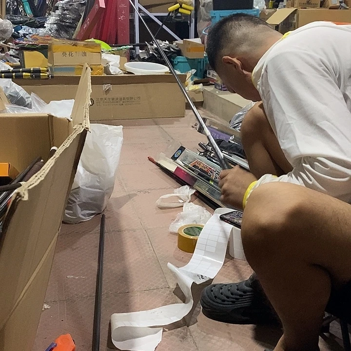46号垂钓小配件一个瑕疵素材杆无前后堵