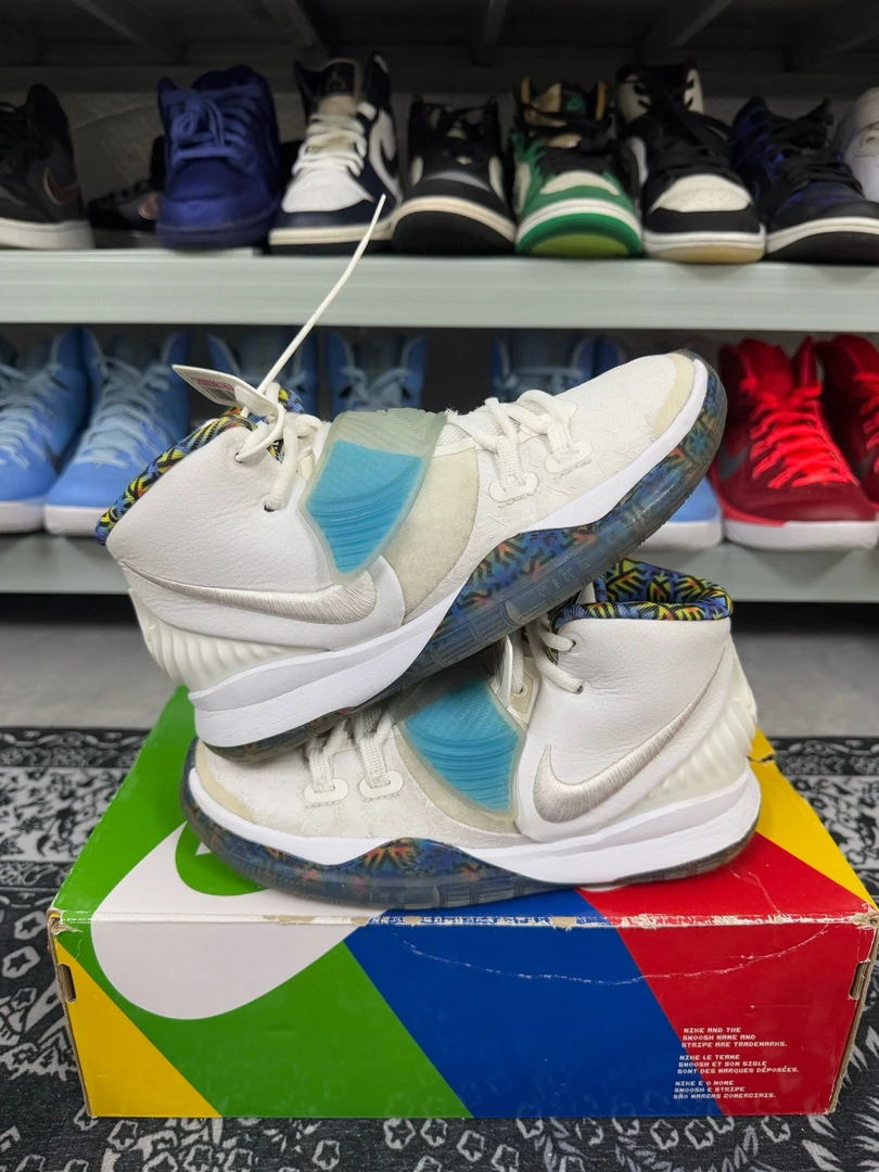 95新 maje 36.5码/欧文6白蓝篮球鞋/二手正品