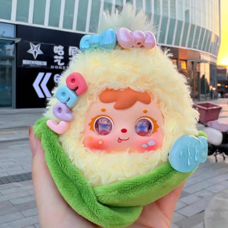 正版网红同款甜玉米乐园玩偶毛绒公仔周边创意潮流包包挂潮玩盲盒