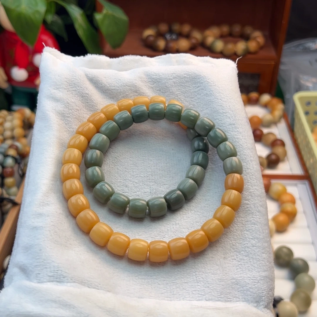 菩提根/象牙果手串懒*卡11桶珠定制不退不换微瑕